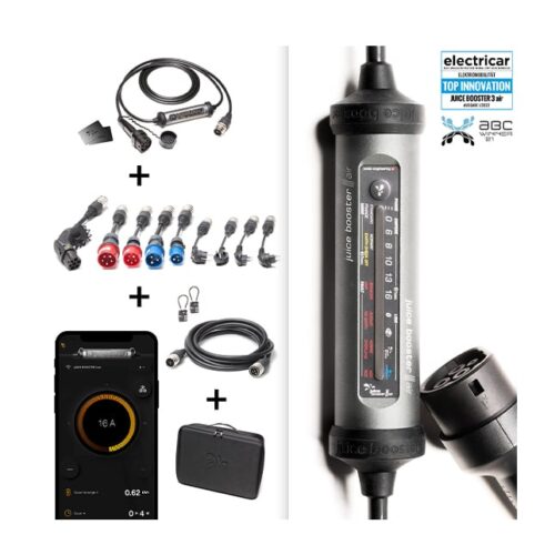 JUICE BOOSTER 3 air Traveller Set MASTER EL-JB3AG4 mobile Ladestation