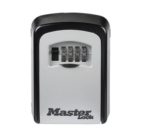 Master Lock Schlüsselsafe 5401EURD mit 4-stelligem Zahlenschloss, für bis zu 6 Schlüssel