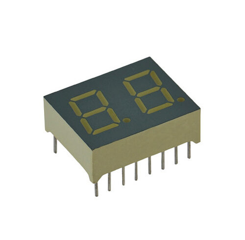 Kingbright 7-Segment-Anzeige DA04-11GWA grün, 10 mm