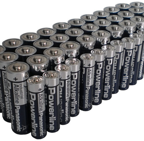 Panasonic Powerline Alkaline Batterien Spar-Pack mit 32 Mignon und 12 Micro-Batterien