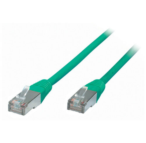 S-Conn Patchkabel, Cat. 6, S/FTP, PIMF, halogenfrei, grün, 0,25 m