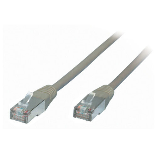 S-Conn Patchkabel, Cat. 6, S/FTP, PIMF, halogenfrei, grau, 0,5 m