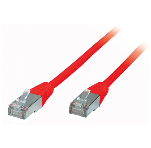 S-Conn Patchkabel, Cat. 6, S/FTP, PIMF, halogenfrei, rot, 1,0 m