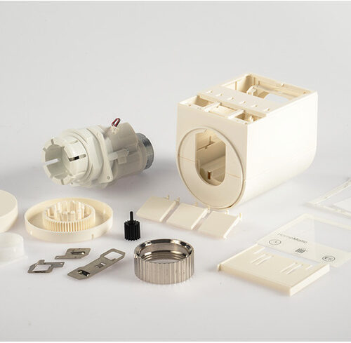 Leergehäuse und Antriebsmotor für Homematic Heizkörperthermostat HM-CC-RT-DN