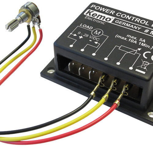 Kemo PWM-Leistungsregler 9–28 V/DC, max. 10 A