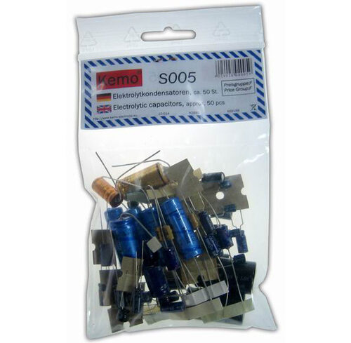 Kemo Elektrolytkondensator ca. 50 Stück S005