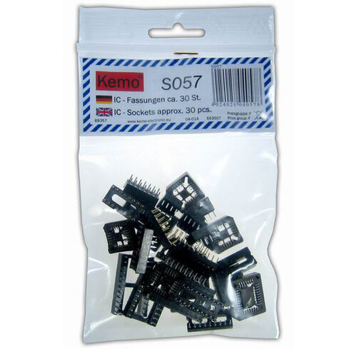 Kemo IC-Fassungen ca. 30 Stück S057