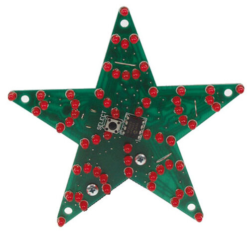 Velleman Bausatz MK170 Multi-Effekt-Stern mit 60 LEDs