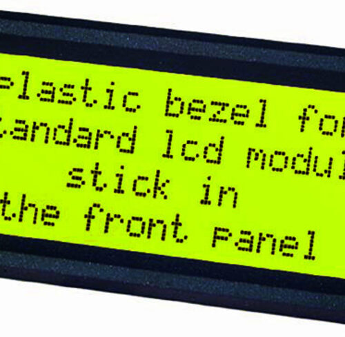 Electronic Assembly Abdeckrahmen EA 017-4UKE 153x14,8 für 2x40