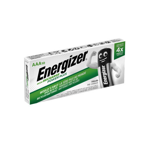 Energizer PowerPlus NiMH-Akku Micro, 700 mAh, 10er Pack