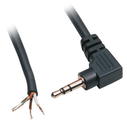 Klinkenstecker 3,5 mm Stereo, gewinkelt, 1,8 m
