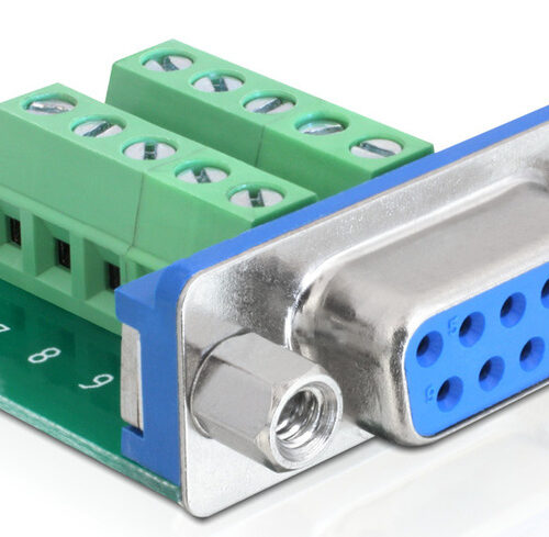 Delock Adapter Terminalblock > Sub-D 9Pin Buchse