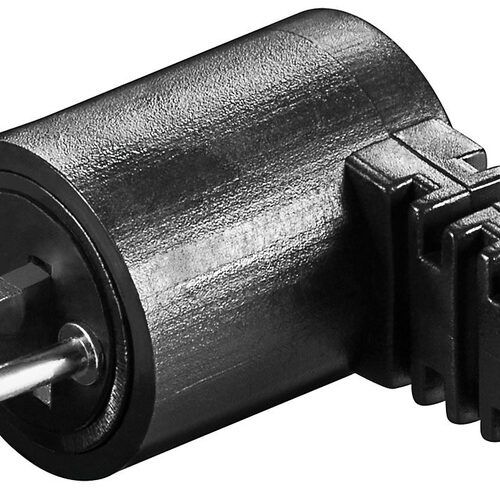 Lautsprecher-Stecker mit Schraubanschluss, abgewinkelt
