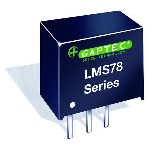GAPTEC DC-DC-Wandler (Pol) 3,3V / 0,5A - Serie LMS78_0.5A - Eingangsspannung 4,75 V bis 28 V