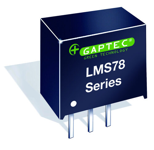 GAPTEC DC-DC-Wandler (Pol) 12V / 0,5A - Serie LMS78_0.5A - Eingangsspannung 15 V bis 32 V