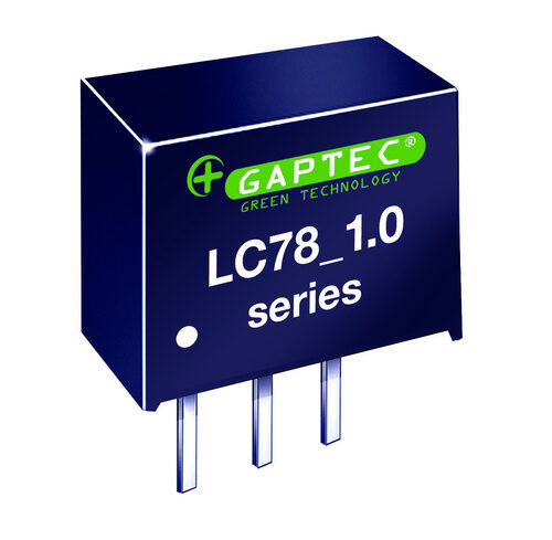 GAPTEC DC-DC-Wandler (Pol) 3,3V / 1,0A - Serie LC78_1.0A - Eingangsspannung 4,5 V bis 42 V