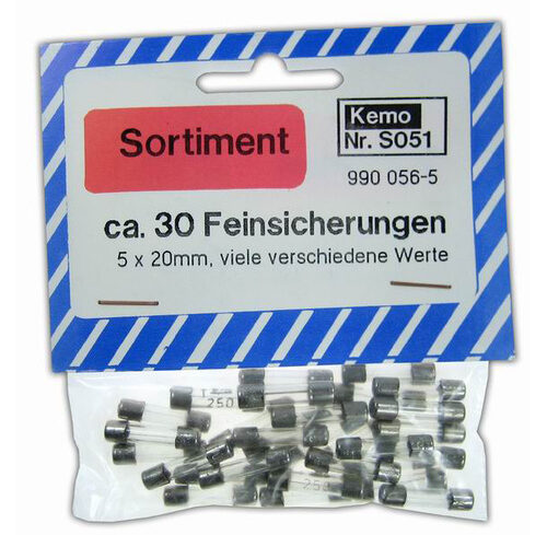 Kemo Sicherungen ca. 30 Stück S051