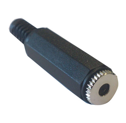 BKL Electronic Klinkenkupplung 3,5 mm, 4 polig gerade mit Knickschutz