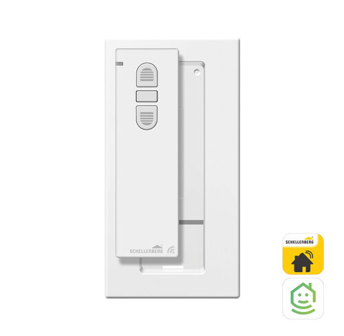 Schellenberg Funk-Handsender 1-Kanal, 868,4 MHz für Markisen- und Rohrmotoren, weiß