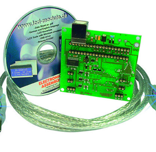 Electronic Assembly USB-Testboard für EA DOG-Serie