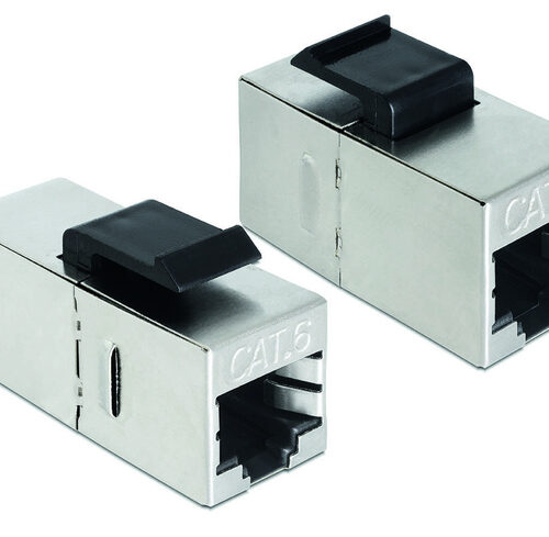 Delock Keystone RJ45-Buchse > RJ45-Buchse-Cat.6 kompakt
