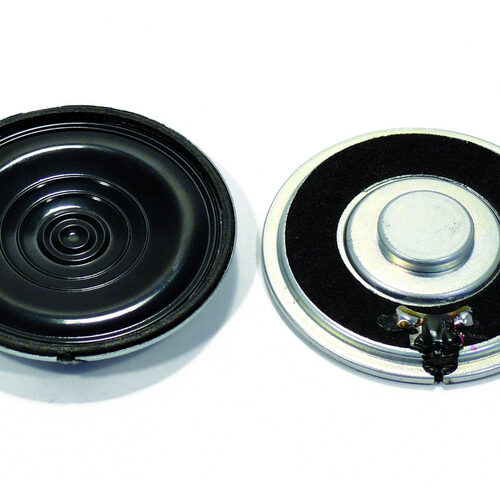 VISATON Kleinlautsprecher mit Kunststoffmembran, flache Bauweise, Ø 5,7 cm, K 57 FL / 8 Ohm