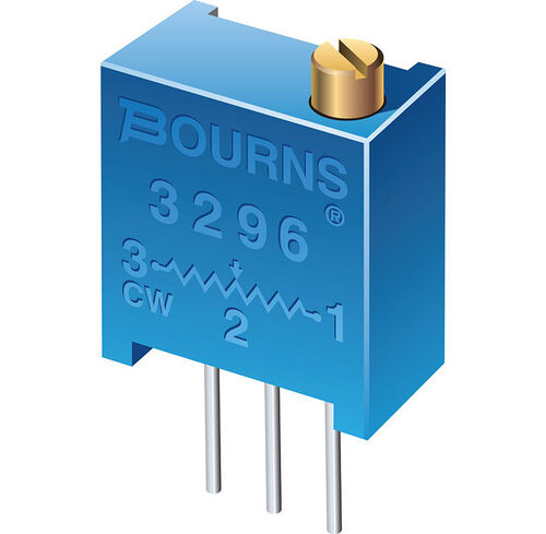 Bourns Trimmer 3296Y-1-500LF, stehend, 50 Ω