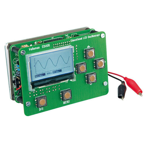 Velleman Bausatz Oszilloskop-Lernpaket LCD-Display EDU08