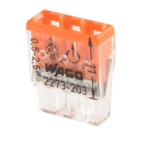 Wago Compact 2273-203 Verbindungsklemme, 3pol., 100 Stück