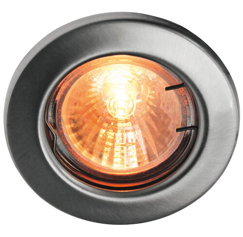 HEITRONIC Edelstahl-Einbaufassung DL5701, rund, IP20