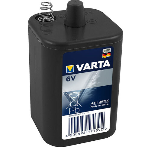 VARTA Professional Blockbatterie 431/4R25X, 6 V