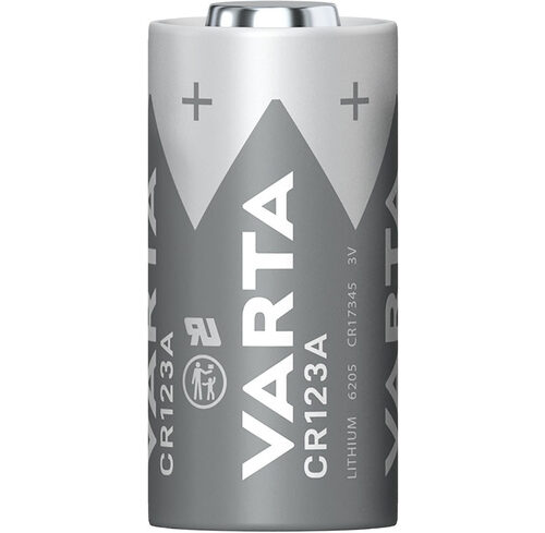 VARTA Lithium Batterie CR123A, 1600 mAh, 3 V