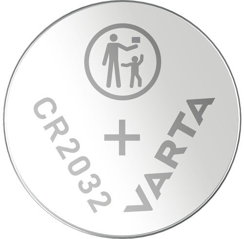 VARTA Lithium-Knopfzelle CR2032, 3 V, 220 mAh
