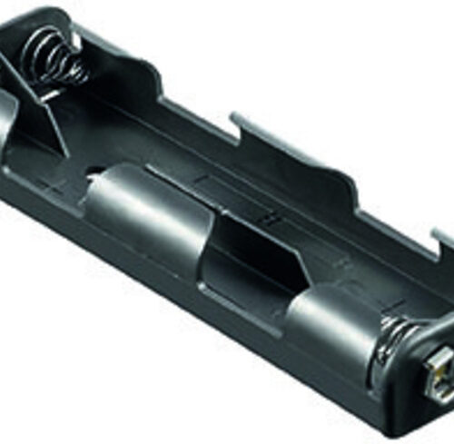 goobay Batteriehalter, 4x Mignon, Druckknopf