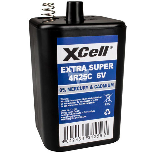 Blockbatterie 4R25 6V