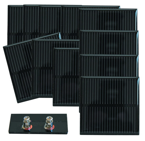 SOL-Expert 10er-Set Solarzelle SM85010S, 0,5 V, 850 mA, vergossen