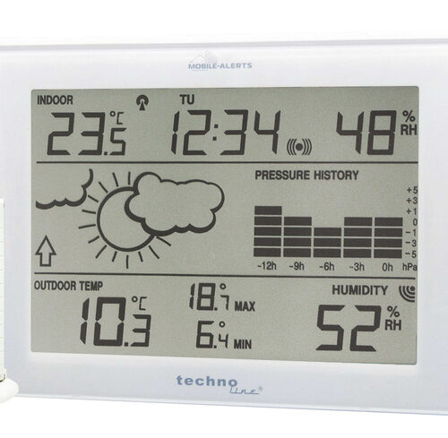 Mobile Alerts Starter-Set Wetterstation MA10410, inkl. Thermo-/Hygrosensor