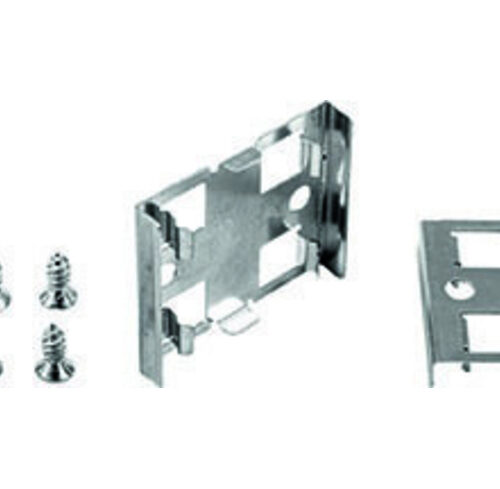 HEITRONIC 2er-Set Halteklammern 180°, starr, für Mecano-System