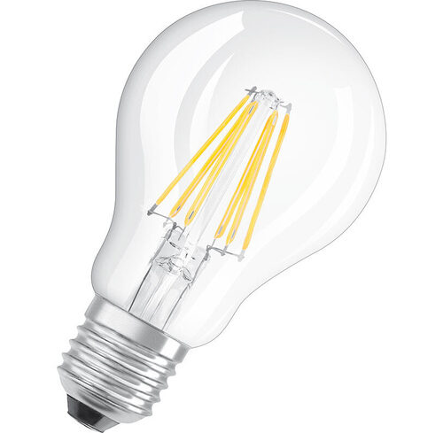 OSRAM 6,5-W-Filament-LED-Lampe E27, klar, warmweiß