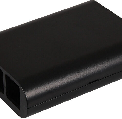 Joy-iT Kompaktes Gehäuse für Raspberry Pi Typ B+, 2 B und 3, schwarz