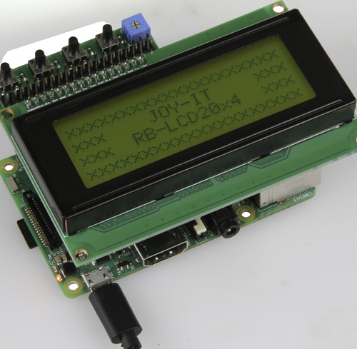 Raspberry Pi Display, 10,5 cm (4,1"), 4 Buttons für Raspberry Pi