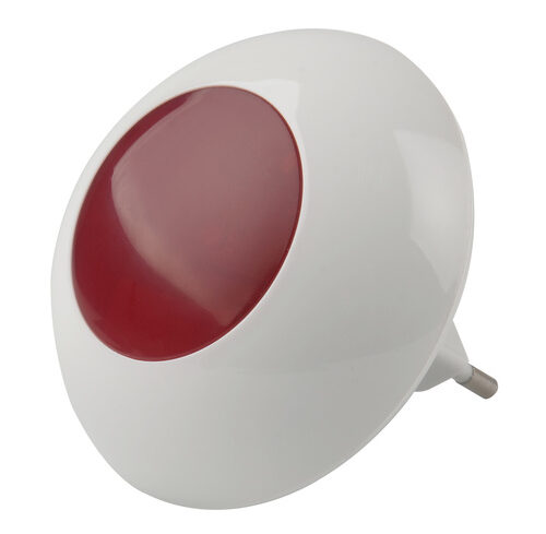 ELV Netzbetriebene Innensirene für Schaltsteckdose, 90 dB, LED-Blitz, 230 V AC, IP20