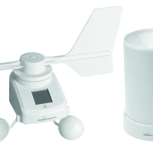 Mobile Alerts Spar-Set: Windmesser MA10660PRO, mit Solarpanel und Regensensor MA10650PRO