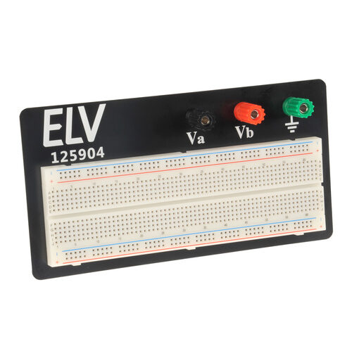 ELV Steckplatine/Breadboard 102B, 830 Kontakte