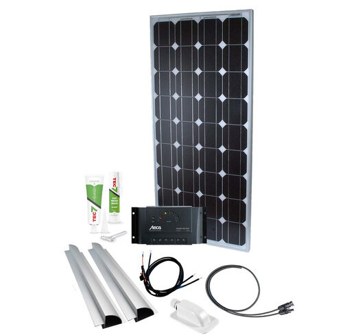 Phaesun Solar Caravan Kit Base Camp Perfect PRS15 110 W, 12 V inkl. 15 A Solarladeregler