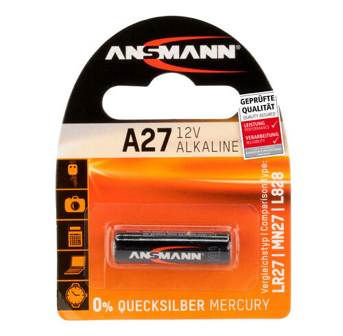 Ansmann Alkaline-Batterie Typ 27A, 12 V