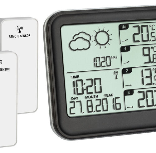 TFA Funk-Wetterstation VIEW, mit 3 Außensensoren