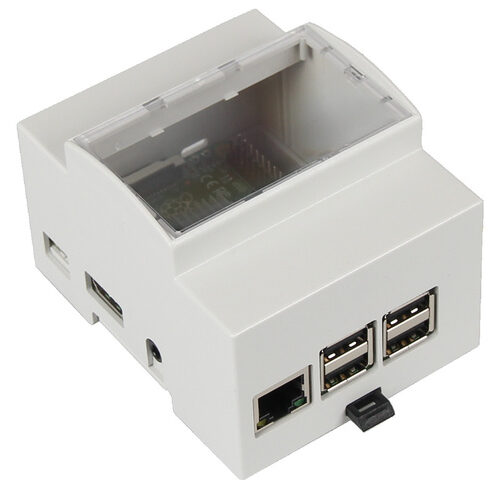 Joy-IT Hutschienen-Gehäuse für Raspberry B+, 2B und 3