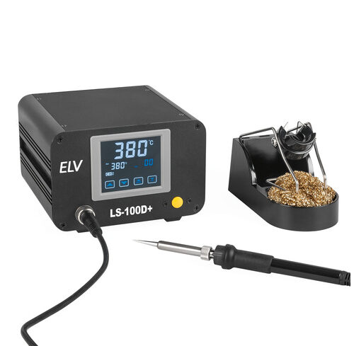 ELV Lötstation LS-100D+, 100 W, ESD-gerecht, mit Touchbedienung