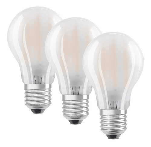 OSRAM 3er-Set LED PROMO 6,5-W-Filament-LED-Lampe E27, warmweiß, matt